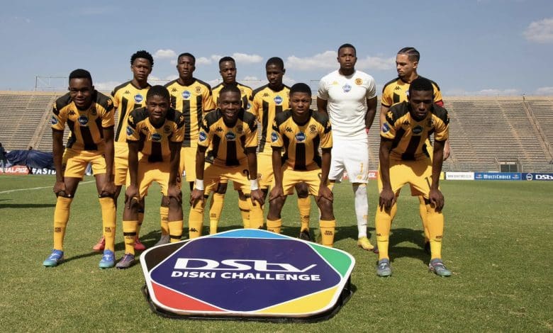 Kaizer Chiefs DDC team taking a team picture ahead of the match