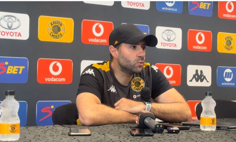 Kaizer Chiefs assistant coach Khalil Ben Youssef standing in for Nasreddine Nabi