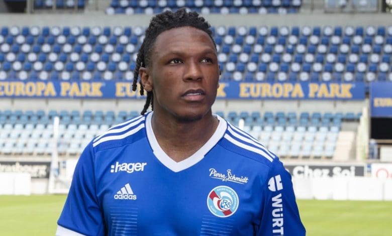 Lebo Mothiba during his time at R. Strasbourg