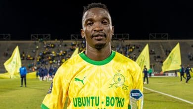 Mamelodi Sundowns winger Lesiba Nku