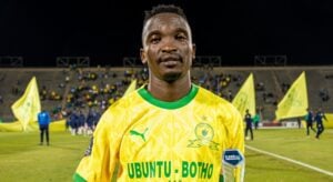 Mamelodi Sundowns winger Lesiba Nku