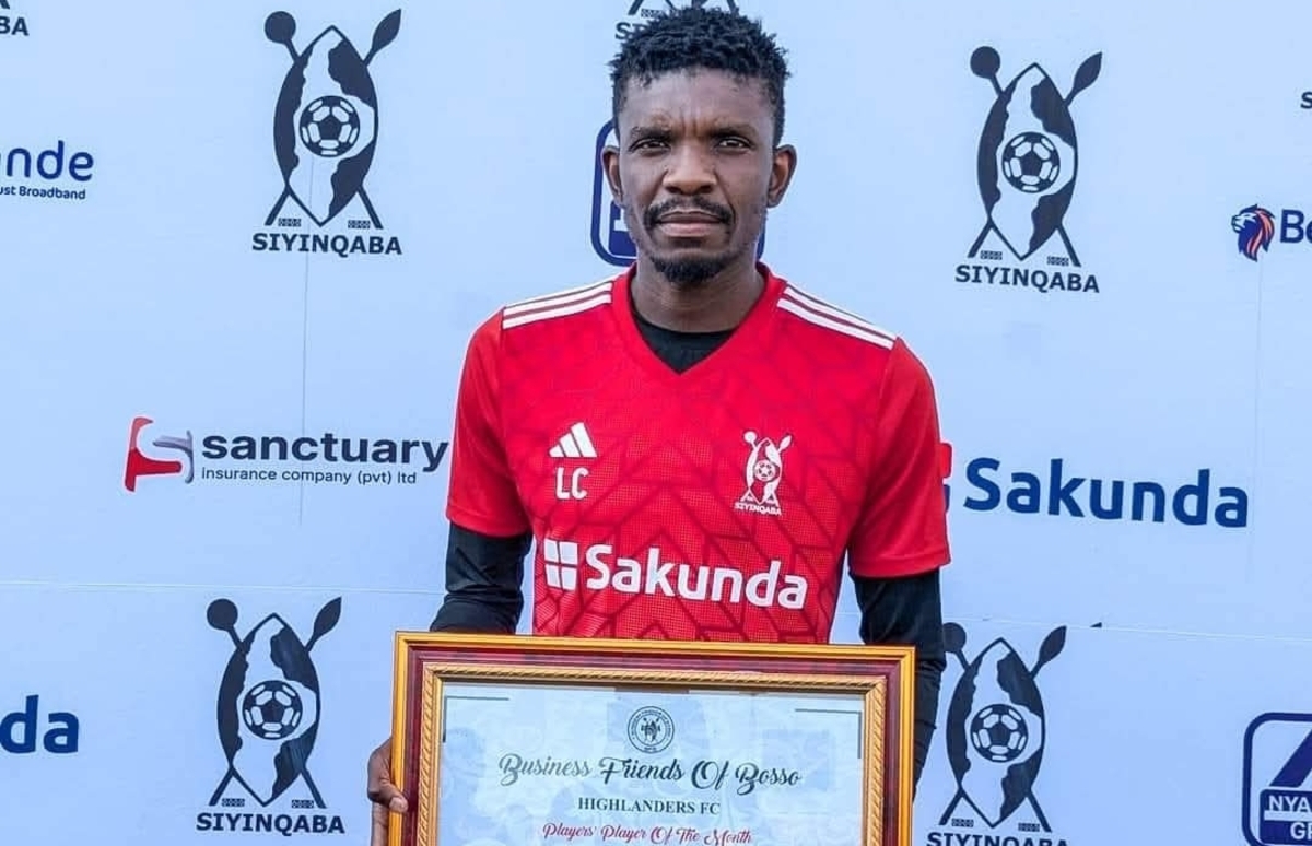 Zimbabwean football star Lynotj Chikuhwa during his time at Highlanders FC