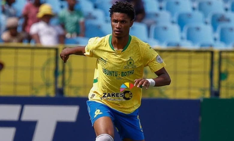 Malibongwe Khoza during Mamelodi Sundowns game