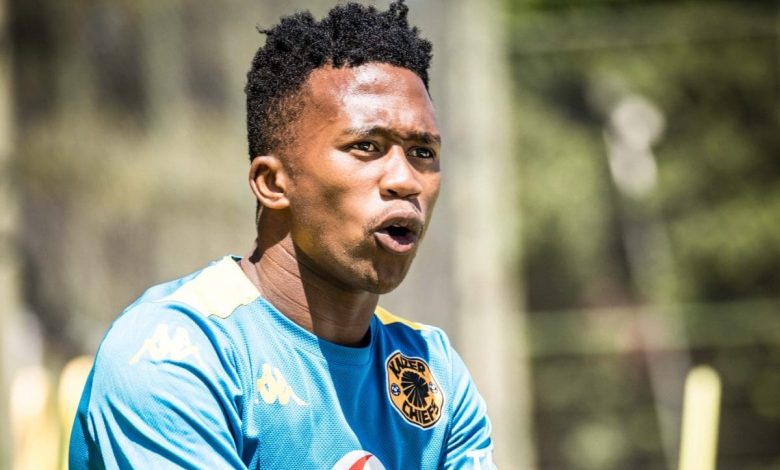 Mduduzi Shabalala of Kaizer Chiefs at training