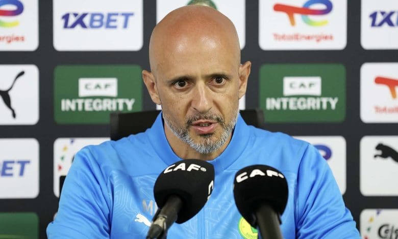 Mamelodi Sundowns coach Miguel Cardoso during press conference