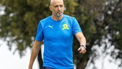 Miguel Cardoso during Mamelodi Sundowns training