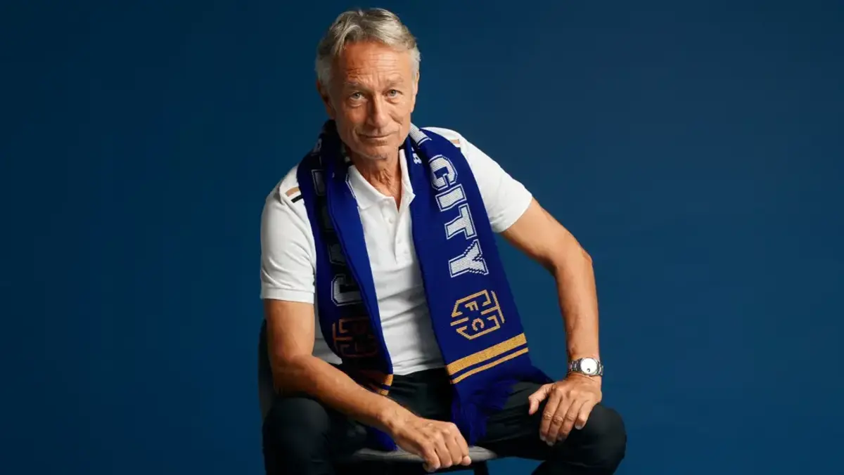 Muhsin Ertugral on his unveiling at Cape Town City.