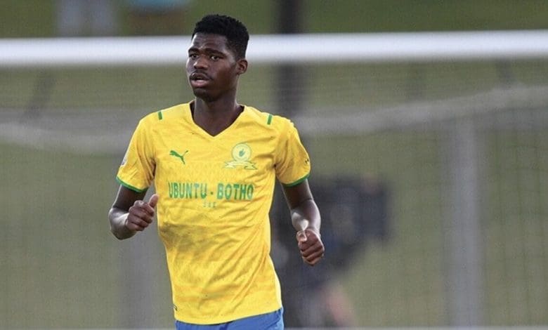 Ofentse Mashiane in action for Mamelodi Sundowns in the DDC