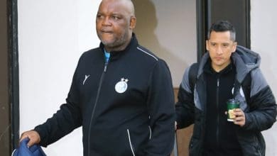 Coach Pitso Mosimane ahead of Esteghlal FC's match against Sepahan.