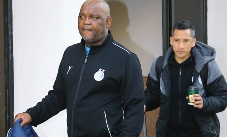 Coach Pitso Mosimane ahead of Esteghlal FC's match against Sepahan.