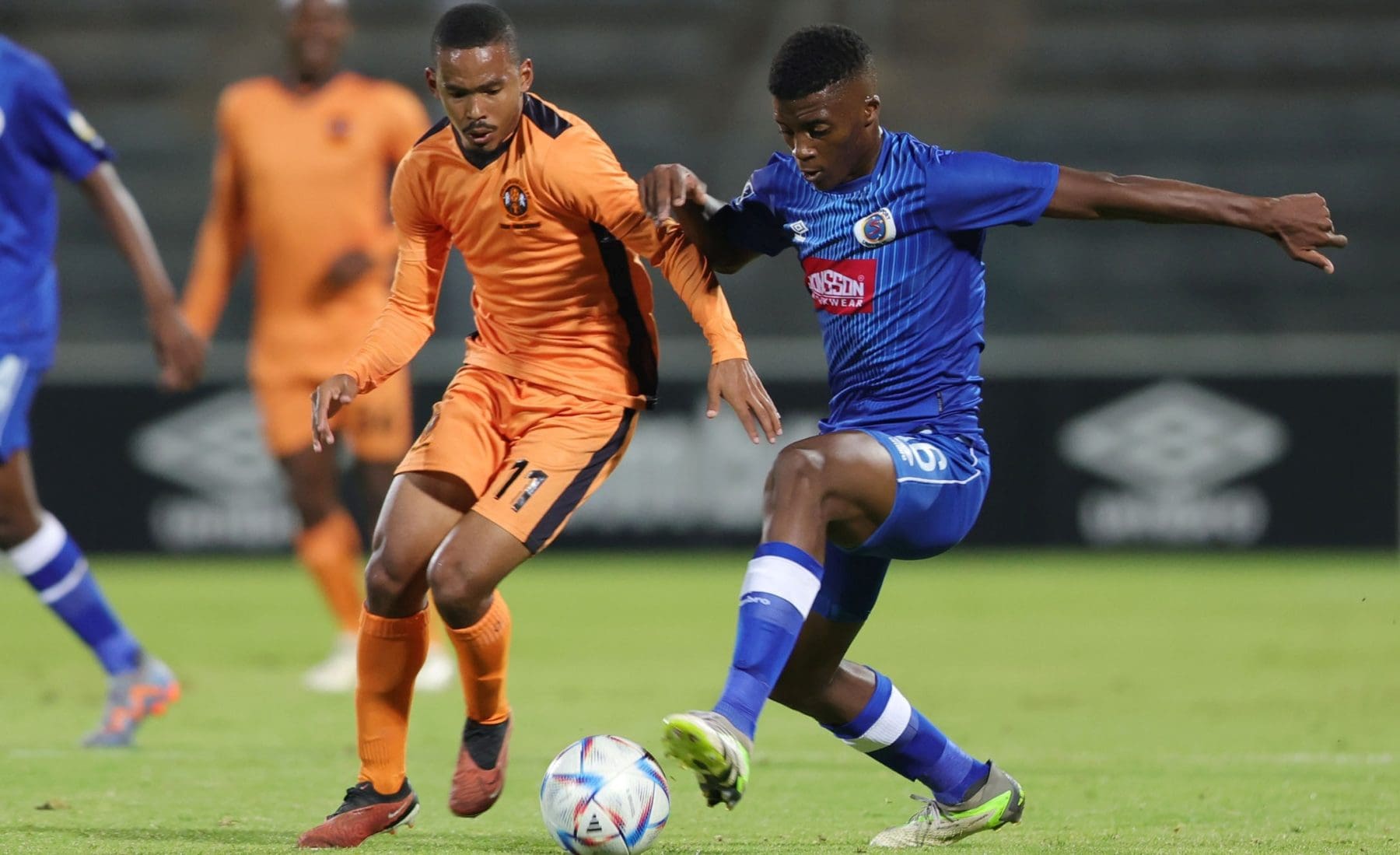 Polokwane City in action against SuperSport United