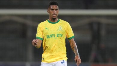 Rushin De Reuck of Mamelodi Sundowns.