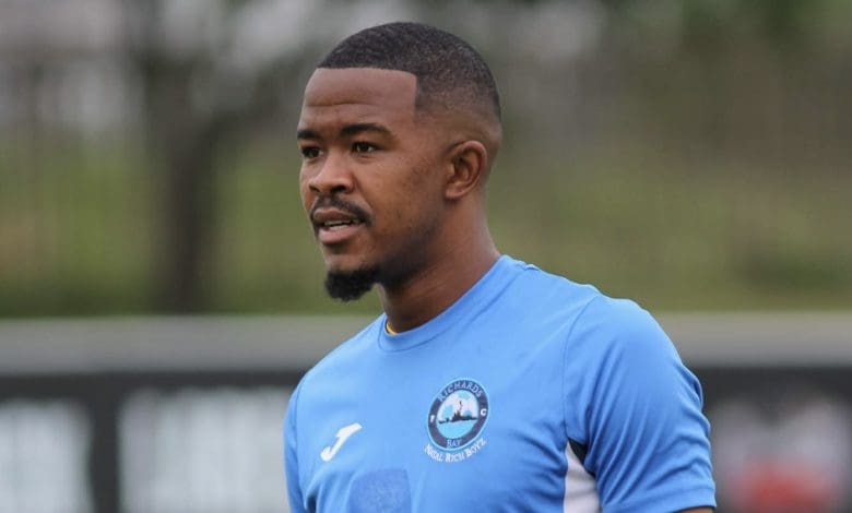 Kaizer Chiefs loanee Sabelo Radebe at Richards Bay FC training