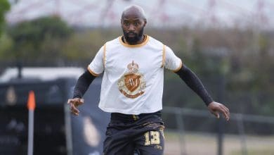 Royal AM captain Samuel Manganyi during the training session