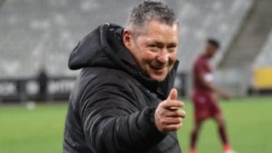 Stellenbosch FC head coach Steve Barker.