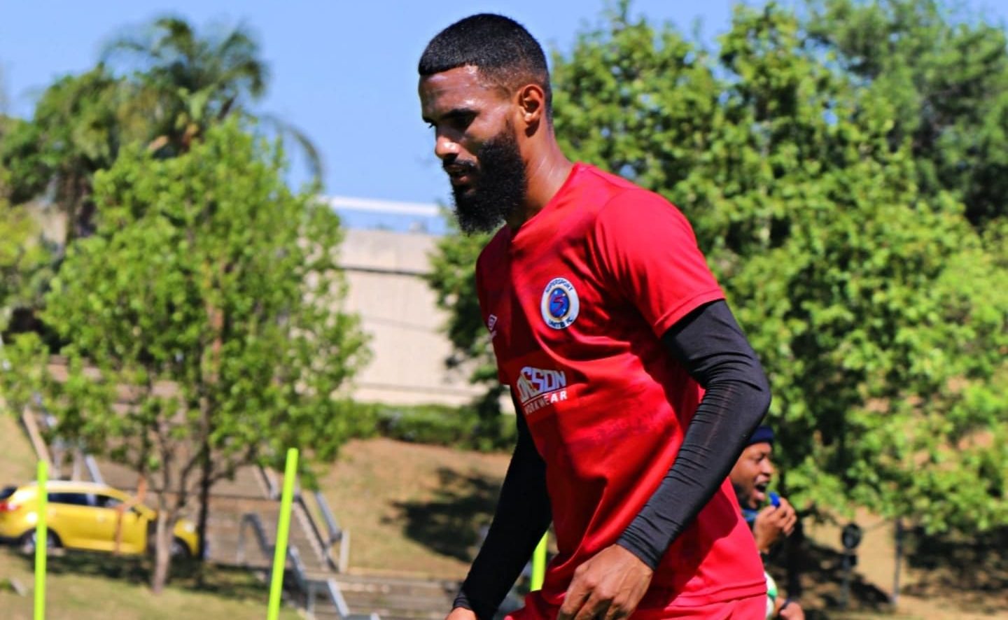 Kaizer Chiefs ndw striker Tashreeq Morris during his time at SuperSport United.