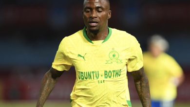 Thembinkosi Lorch of Mamelodi Sundowns in action during a game