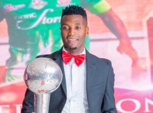 Walter Musona during Zimbabwe's PSL awards ceremony