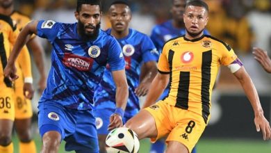 Yusuf Maart and Tashreeq Morris during a game between SuperSport United and Kaizer Chiefs