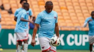 Andile Jali of Chippa United before the Kaizer Chiefs game