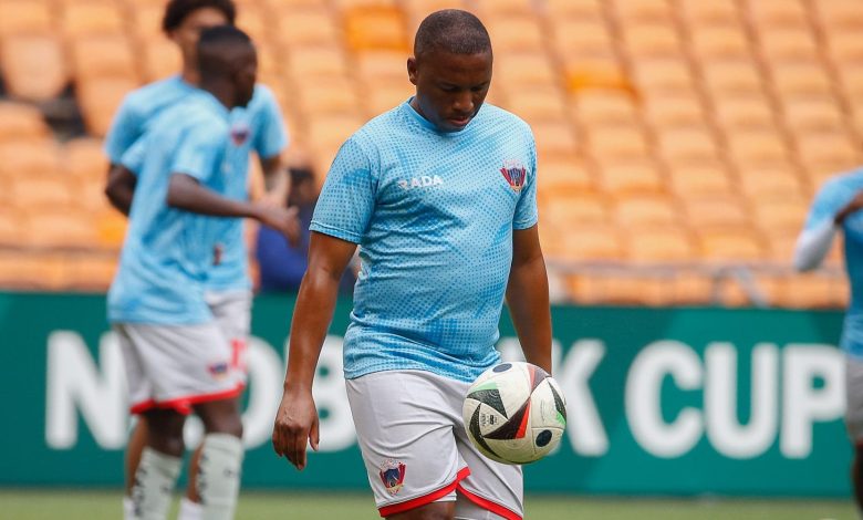 Andile Jali of Chippa United before the Kaizer Chiefs game