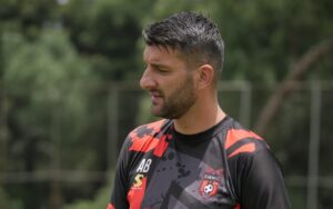 Adnan Beganovic during TS Galaxy training session