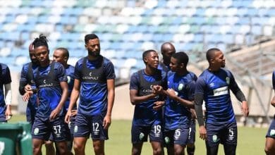 AmaZulu FC players during training