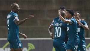 AmaZulu FC players celebrating a goal