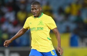 Aubrey Modiba in action for Mamelodi Sundowns