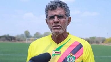 Ex-Jose Mourinho assistant Baltemar Brito during his brief stint as Zimbabwe national team coach