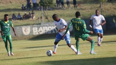 Baroka FC and Durban City FC in the Motsepe Foundation Championship