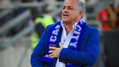 Cape Town City FC chairman John Comitis during a game