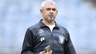 Former Magesi FC coach Clinton Larsen during the Carling Black Label Cup match