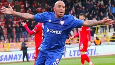 Ex-Bafana Bafana striker Dino Ndlovu during his time at Sakaryaspor in Turkey