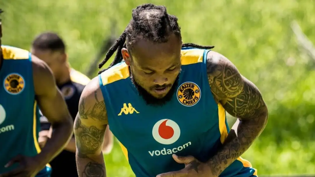 Kaizer Chiefs defender Edmilson Dove at training