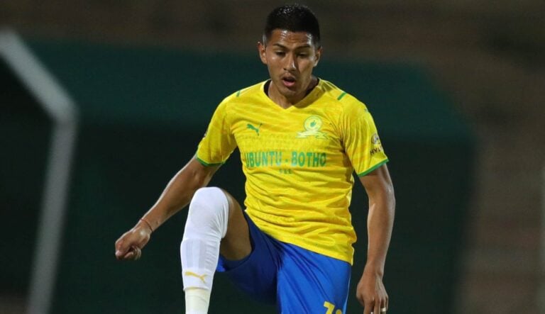 Erwin Saavedra in action Mamelodi Sundowns