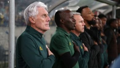 Bafana Bafana head coach Hugo Broos