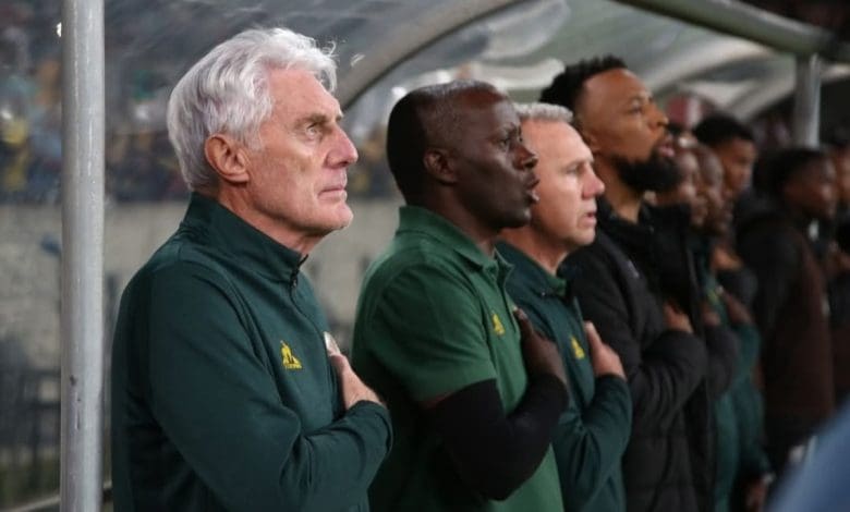 Bafana Bafana head coach Hugo Broos