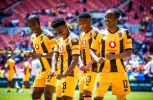 Kaize Chiefs players celebrating a goal