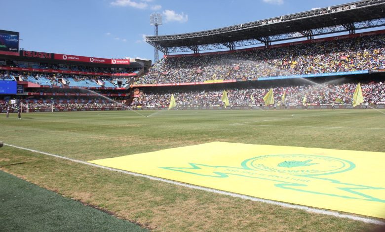 Loftus Versfeld Stadium Pitch ahead of the Mamelodi Sundowns and Orlando Pirates game