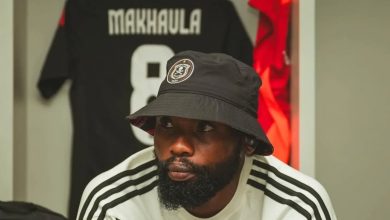 Makhehleni Makhaula in the Orlando Pirates dressing room