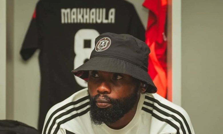 Makhehleni Makhaula in the Orlando Pirates dressing room