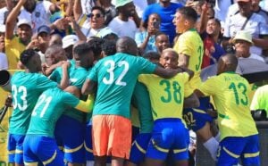 Mamelodi Sundowns in action in the league