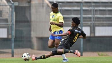 Kaizer Chiefs and Mamelodi Sundowns in action in the DDC