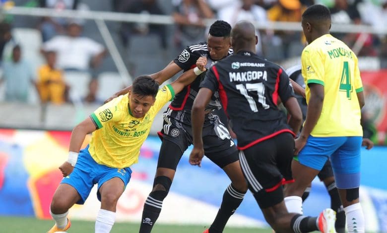 Mamelodi Sundowns vs Orlando Pirates in the Nedbank Cup