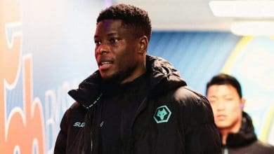 Marshall Munetsi ahead of a Wolverhampton Wanderers match