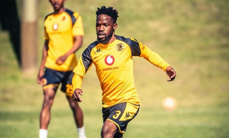 Mduduzi Mdantsane during training session with Kaizer Chiefs