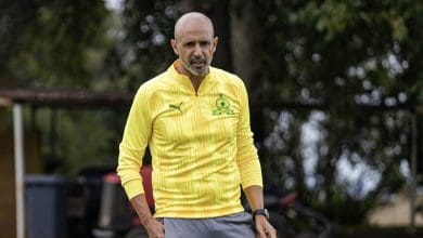 Mamelodi Sundowns coach Miguel Cardoso during training session