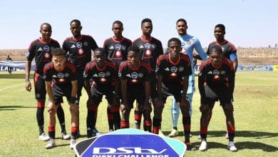 Orlando Pirates DDC team taking a picture