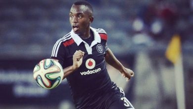 Left-back Patrick Phungwayo during his time at Orlando Pirates